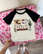 Load image into Gallery viewer, Cowboy Collage Baby Tee
