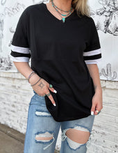 Load image into Gallery viewer, The Varsity Tee (Black)
