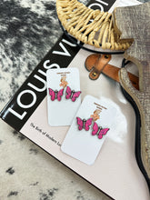 Load image into Gallery viewer, The Pink Butterfly Studs
