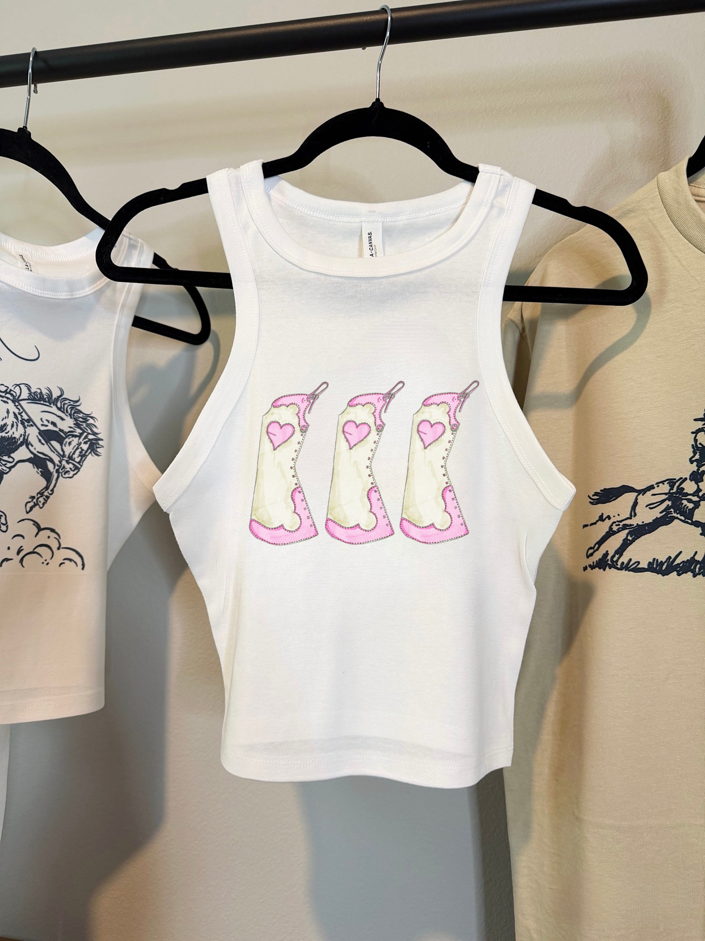 Sweetheart Chaps Cropped Tank