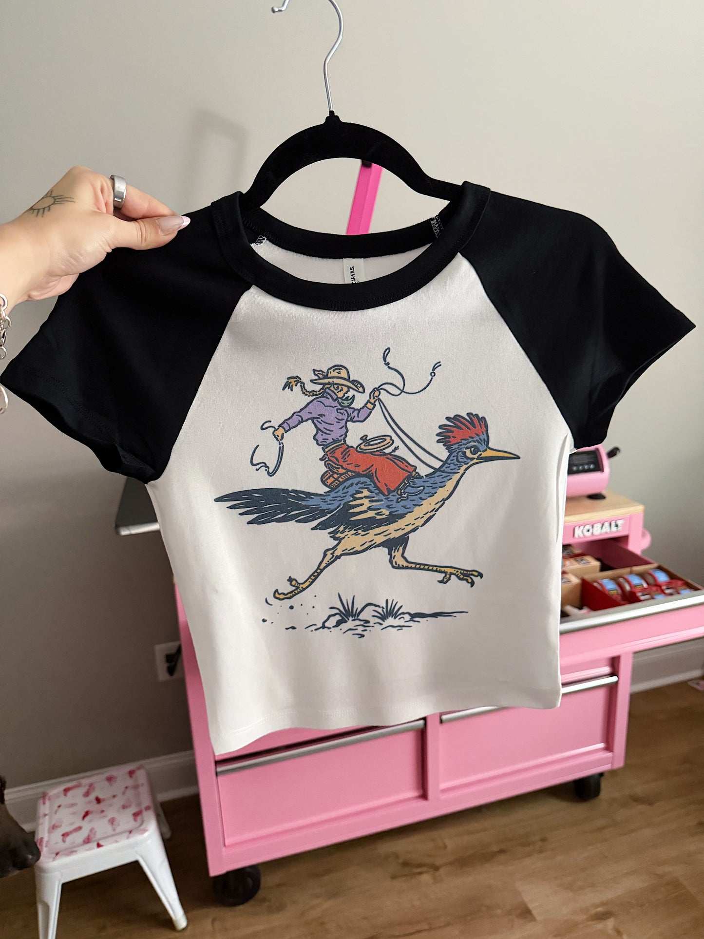 Cowgirl Roadrunner Baby Tee