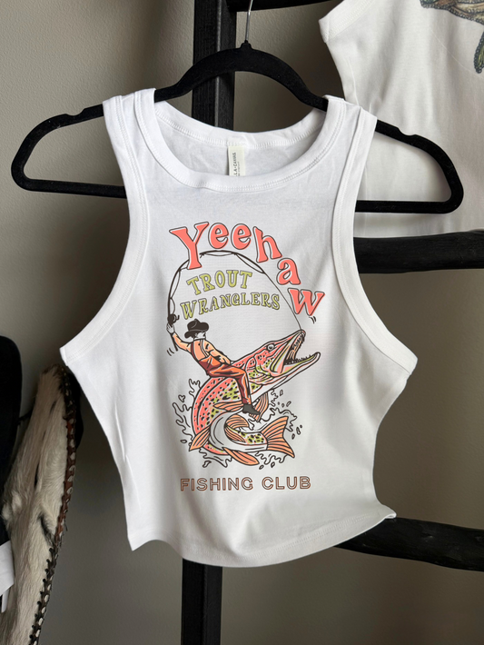 YeeHaw Fishing Club Cropped Tank