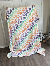 Load image into Gallery viewer, Colorful Cow Print Blanket (Heavy Queen)
