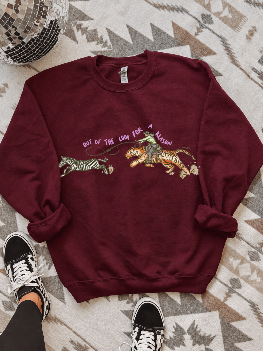Out Of The Loop For A Reason Crewneck