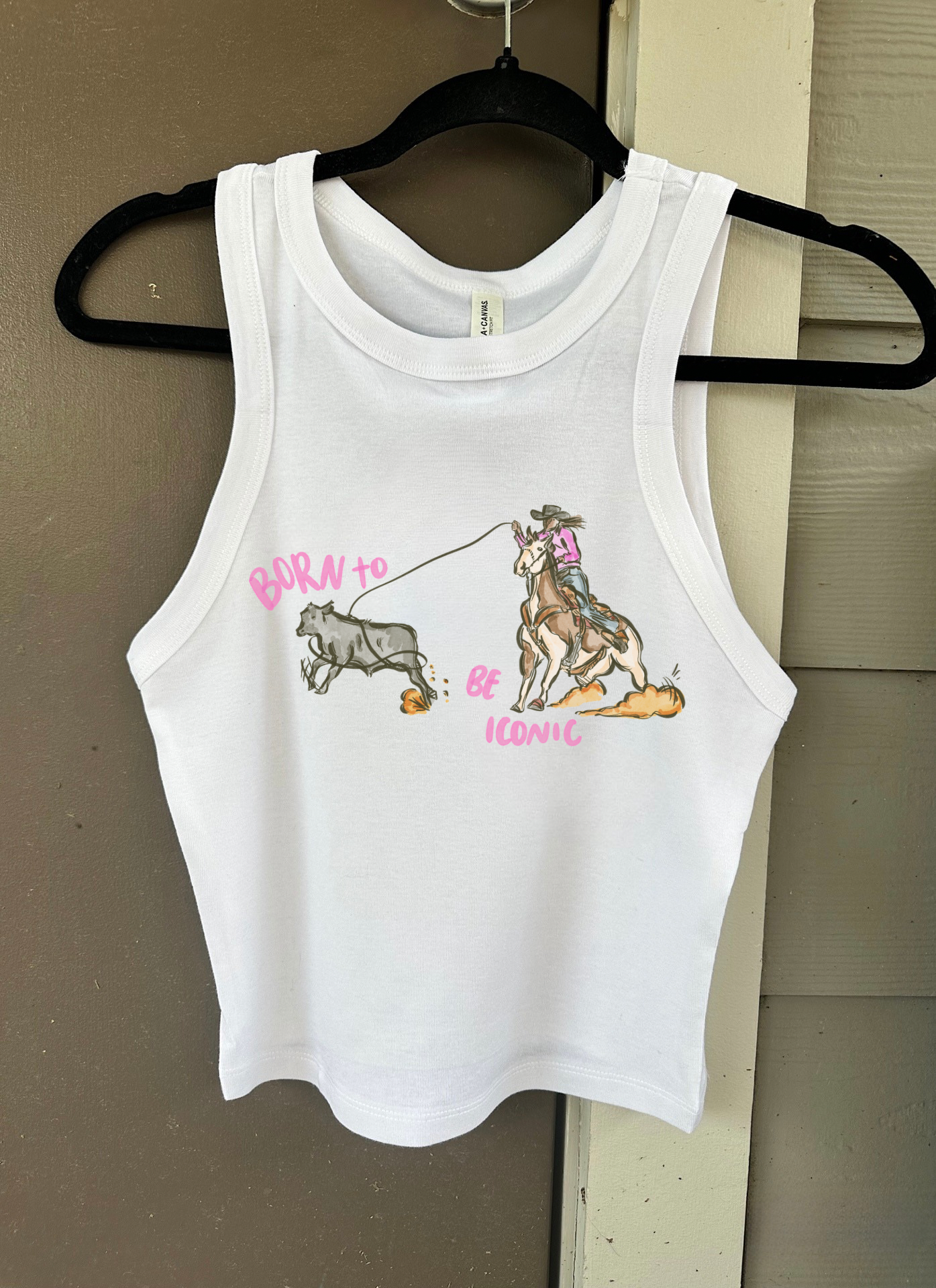 Iconic Cowgirl Cropped Tank