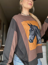 Load image into Gallery viewer, Color Block Horse Top
