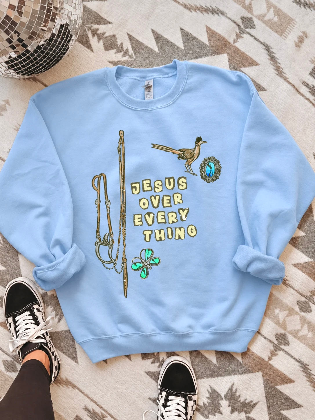 Jesus Over Everything Crewneck