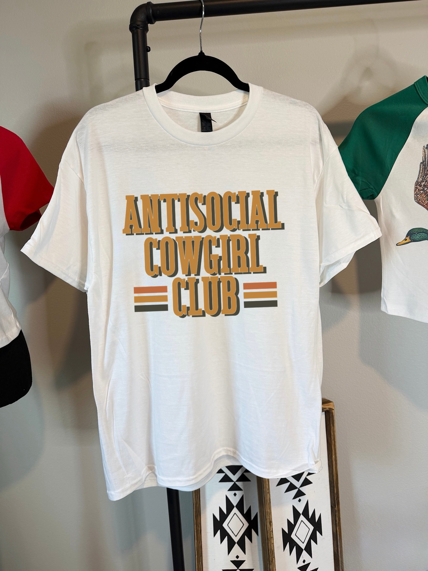 Antisocial Cowgirl Club TEE or CREWNECK