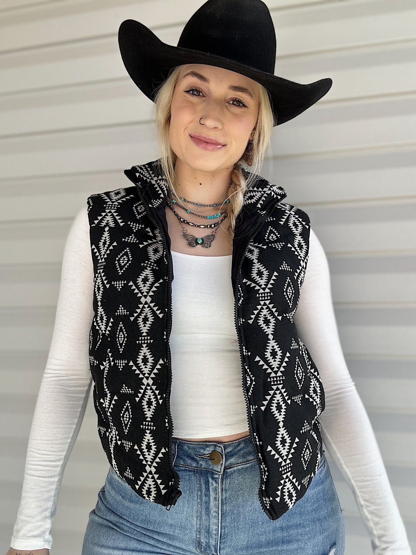 The Aztec Puffer Vest