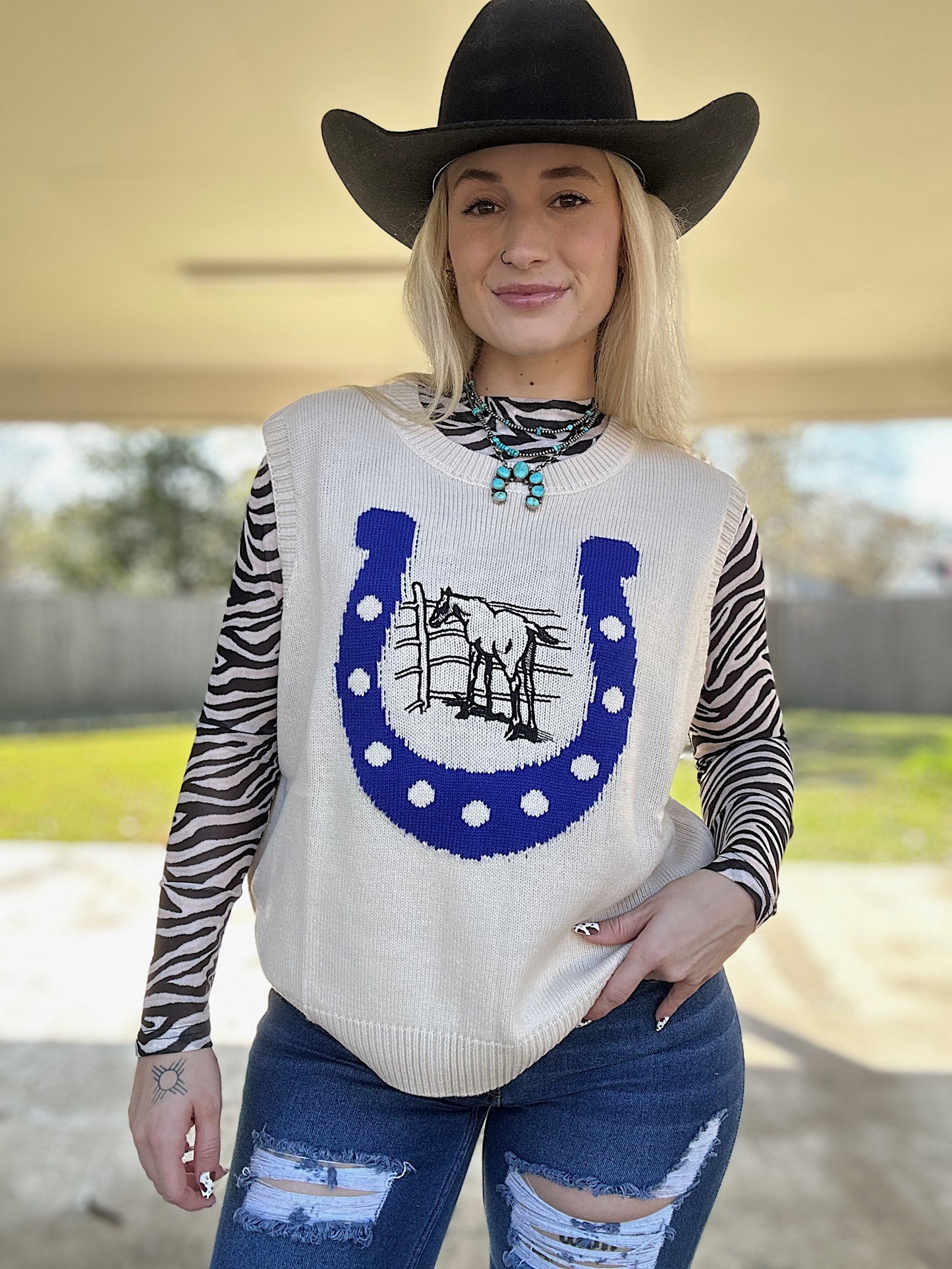 The Stay Lucky Sweater Vest