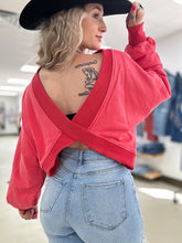 Load image into Gallery viewer, The Shiloh Reversible Crew (Red)
