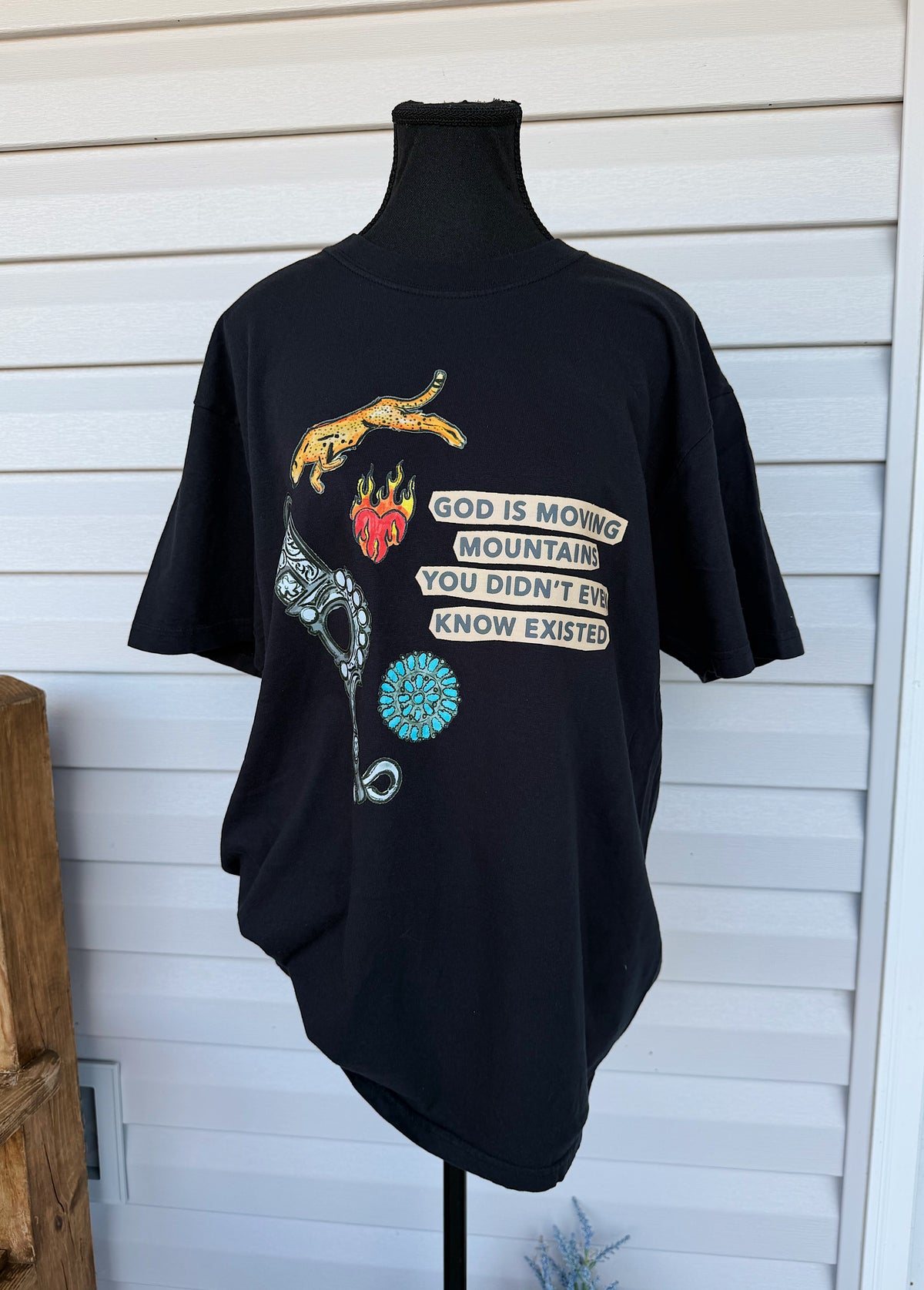 God Is Moving Mountains COMFORT COLORS TEE