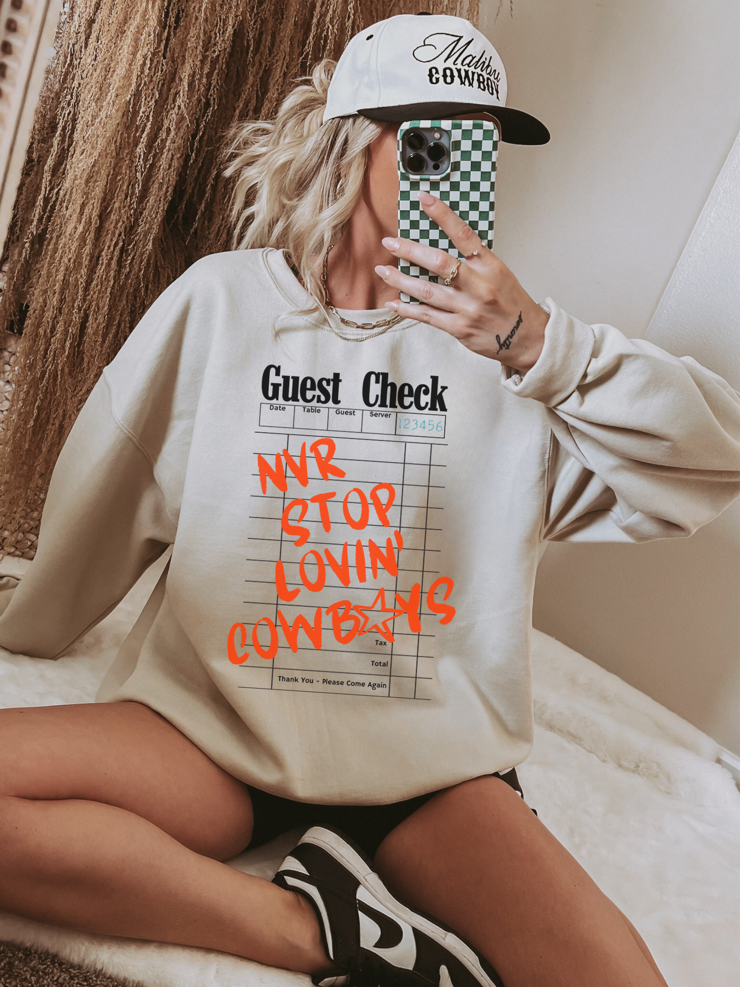 Nvr Stop Lovin’ Cowboys TEE or CREWNECK