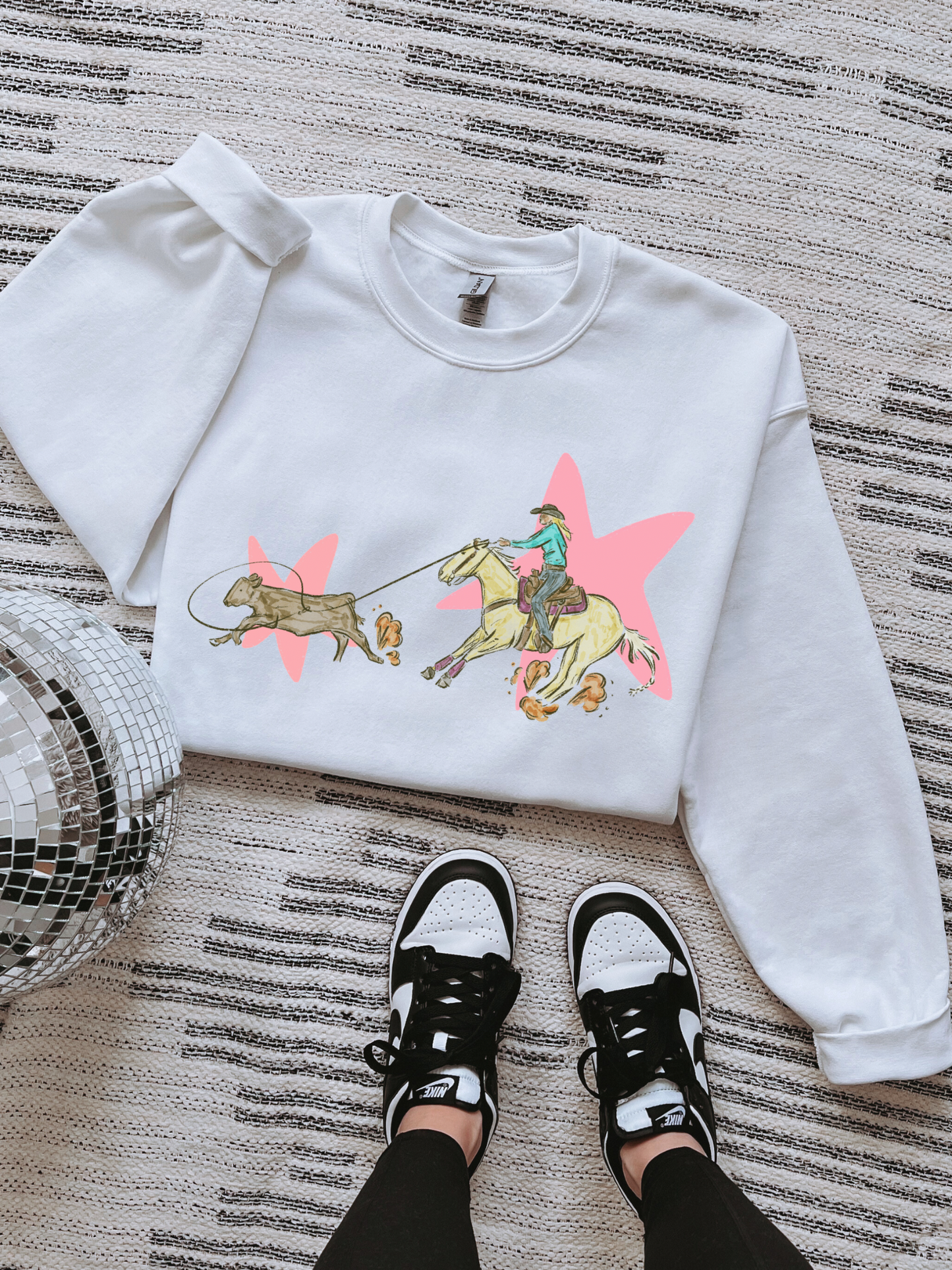 Cowgirl Roundup TEE or CREWNECK