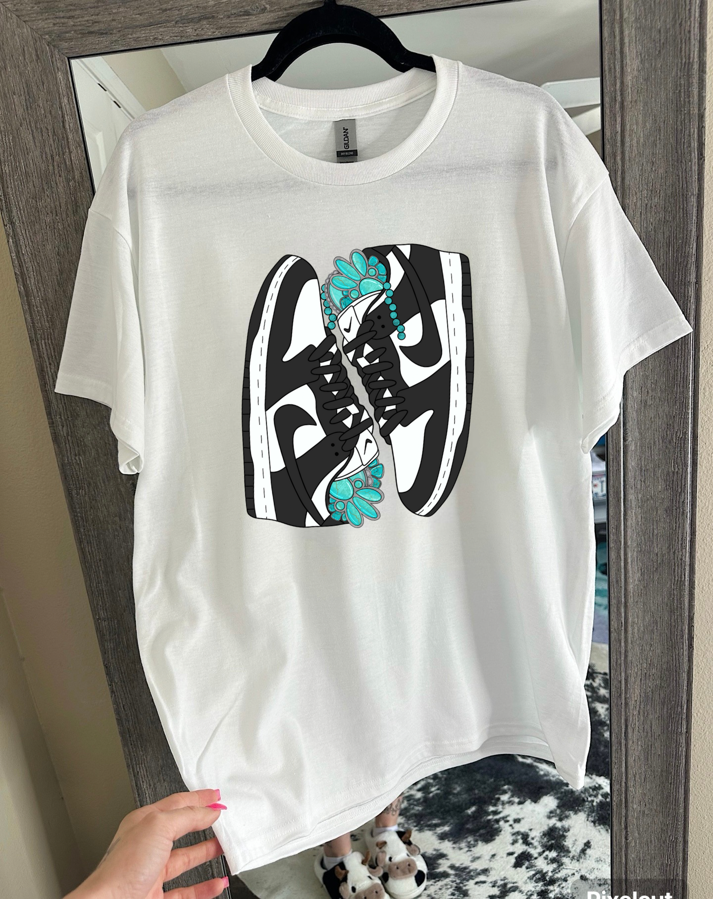 Western Dunks Tee or Crewneck