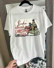 Load image into Gallery viewer, Buckin’ Around The Christmas Tree Tee or Crewneck
