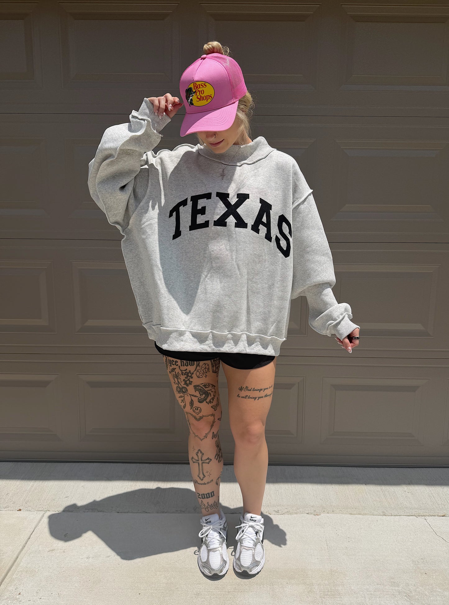 Texas Reversible Mock Neck Sweatshirt