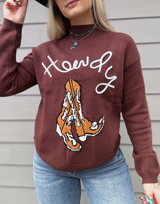 Howdy Sweater