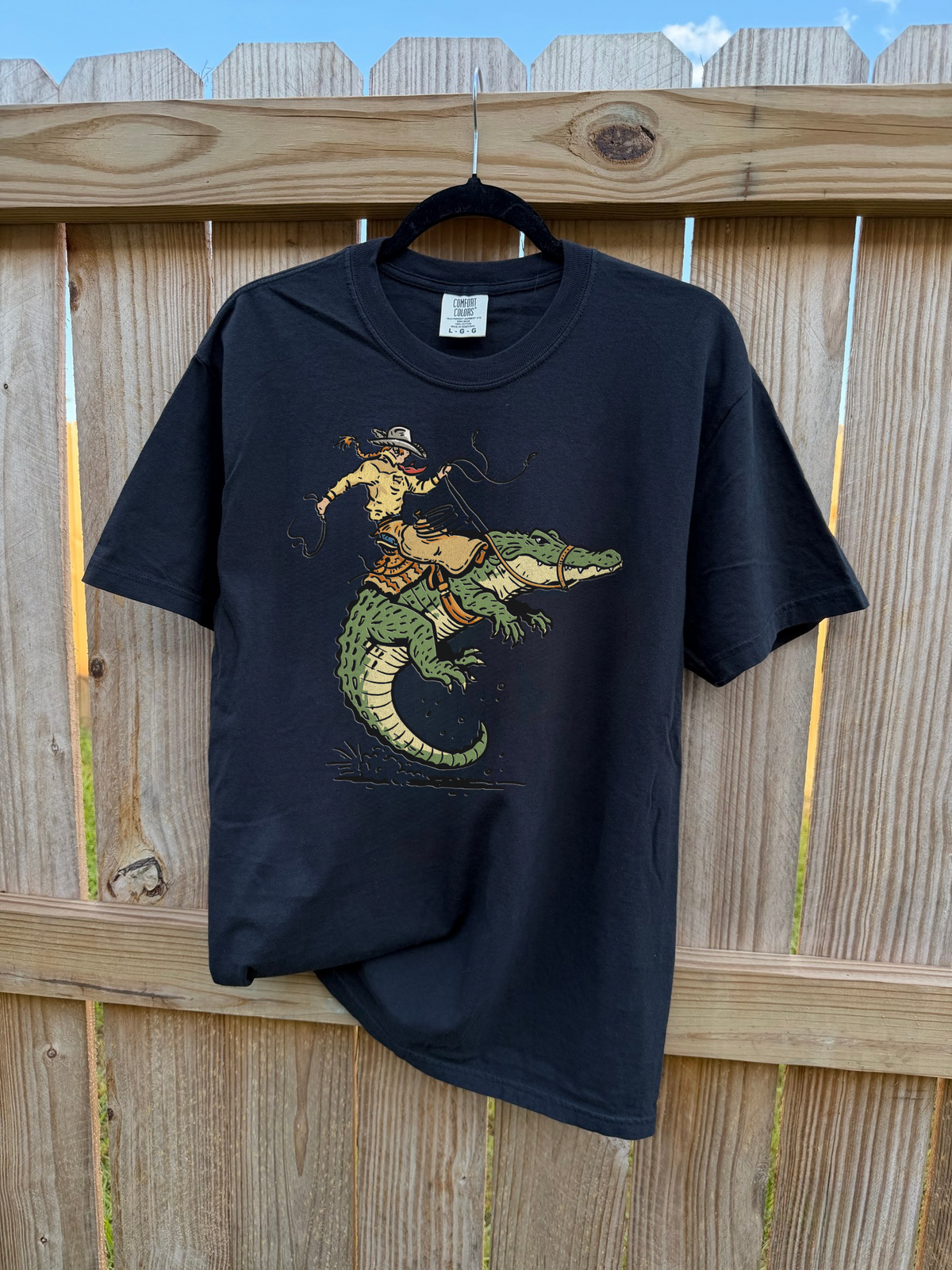 Alligator Cowboy COMFORT COLORS TEE