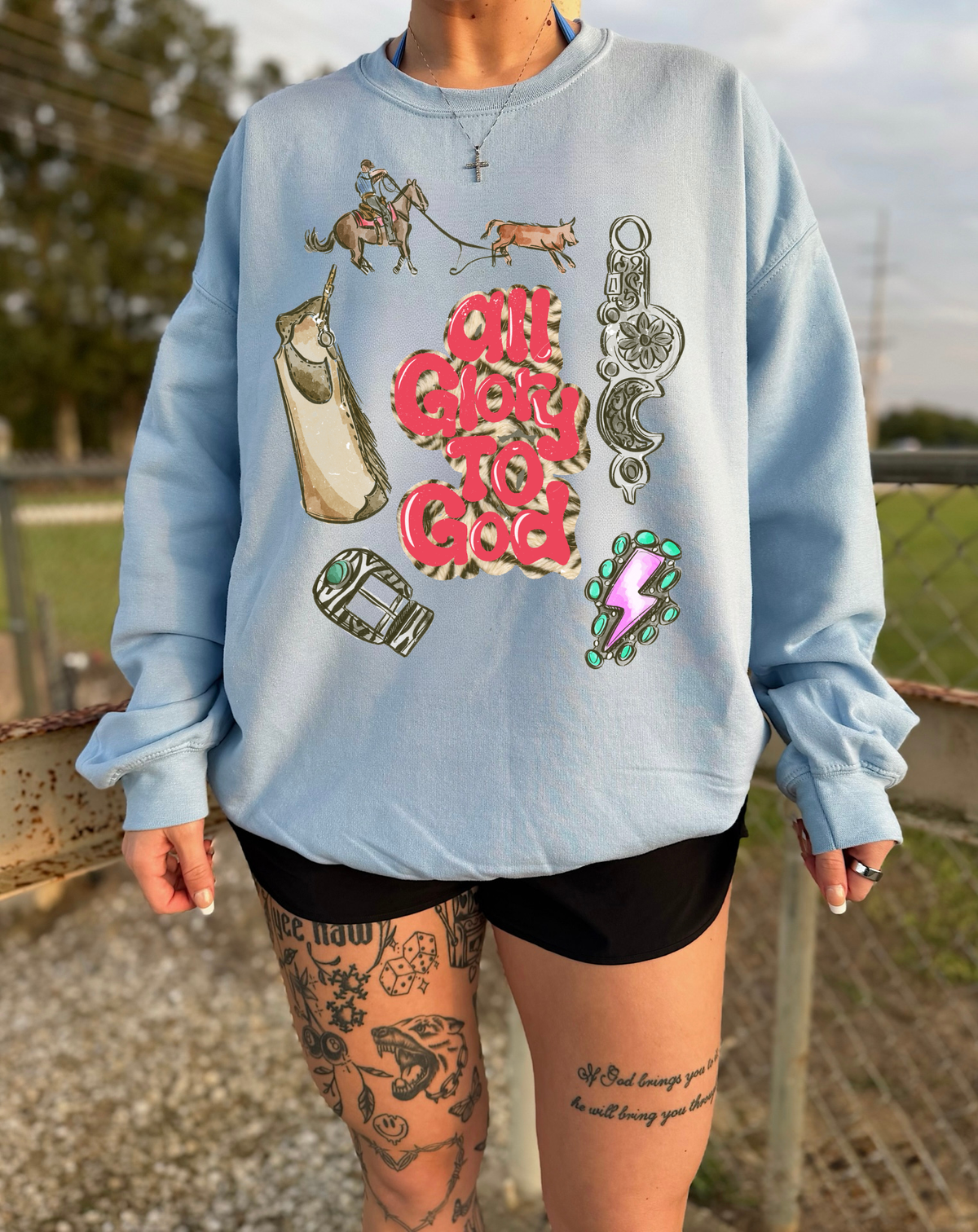 All Glory To God Crewneck