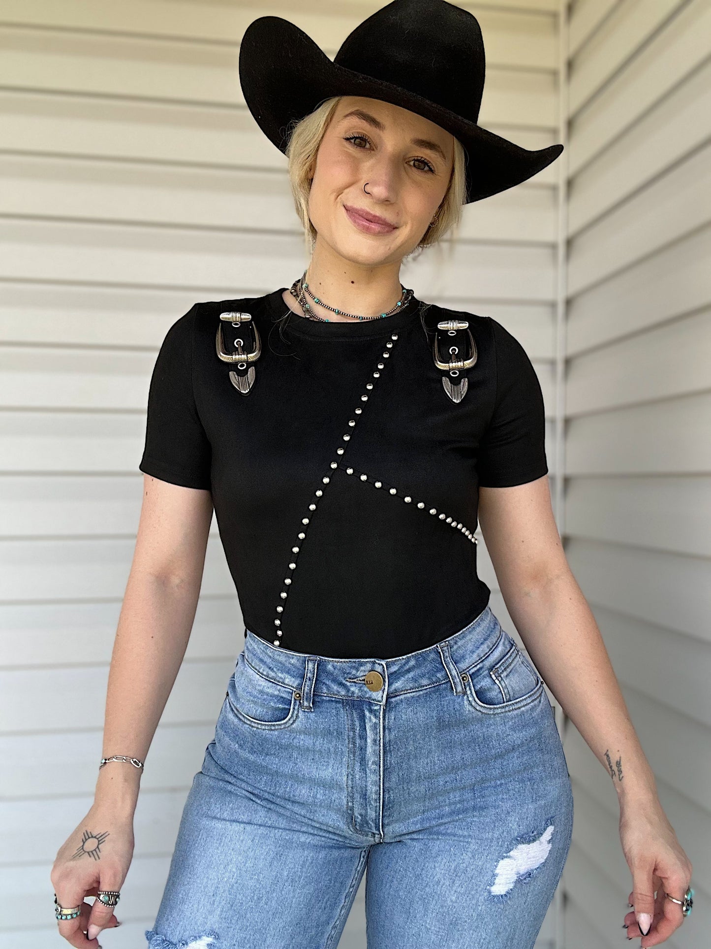 Western Buckle Bodysuit