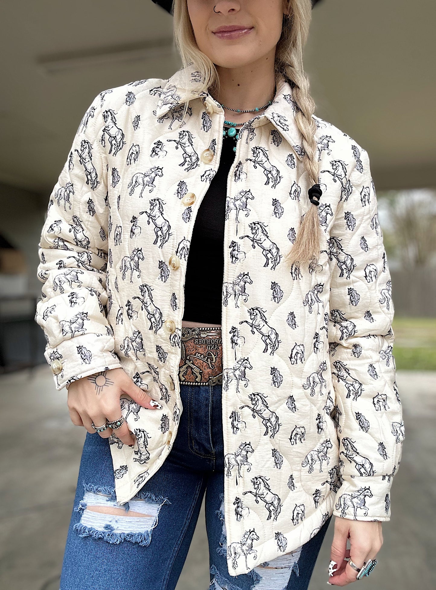 Quilted Pony Jacket