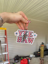 Load image into Gallery viewer, Leopard Yee Haw Car Freshie
