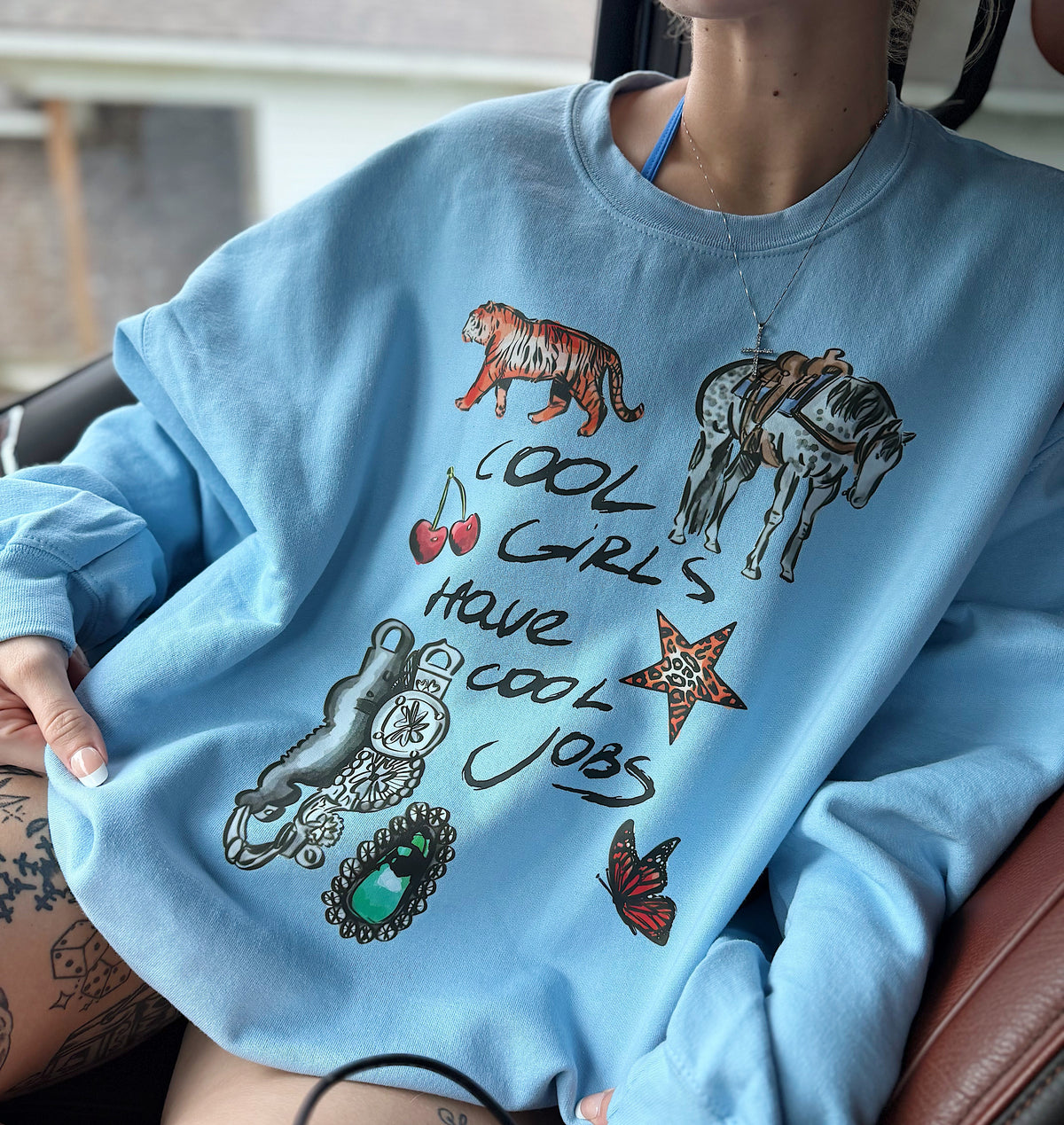 Cool Girls, Cool Jobs Crewneck