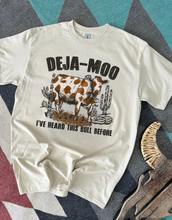 Load image into Gallery viewer, Deja-Moo Tee or Crewneck
