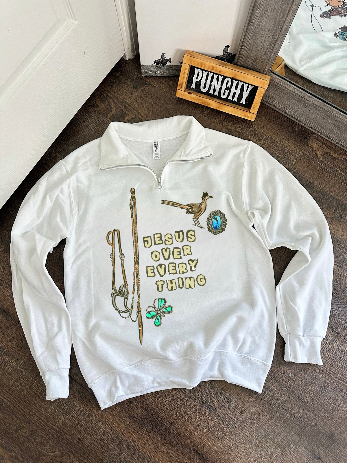 Jesus Over Everything Quarter Zip
