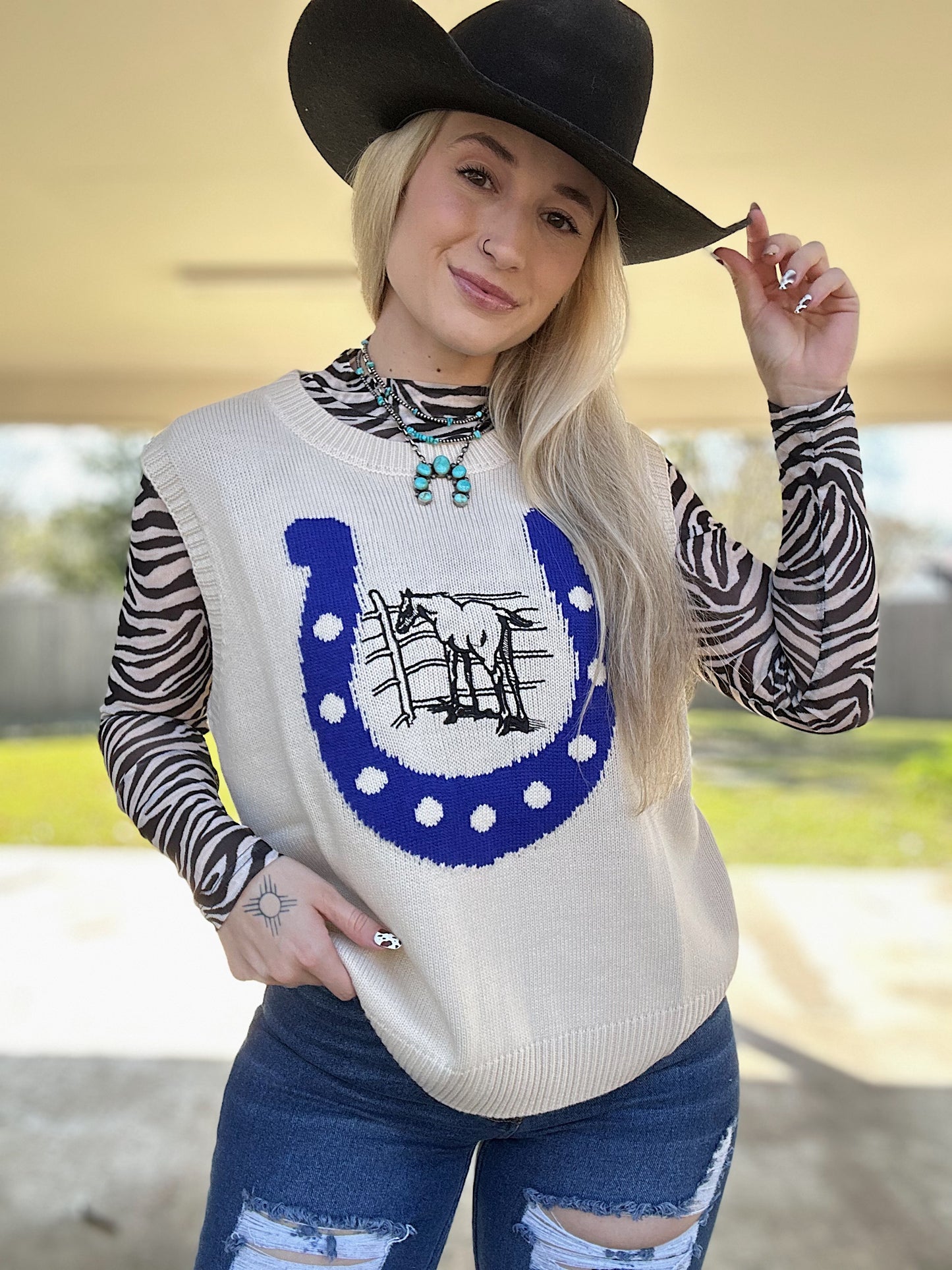The Stay Lucky Sweater Vest