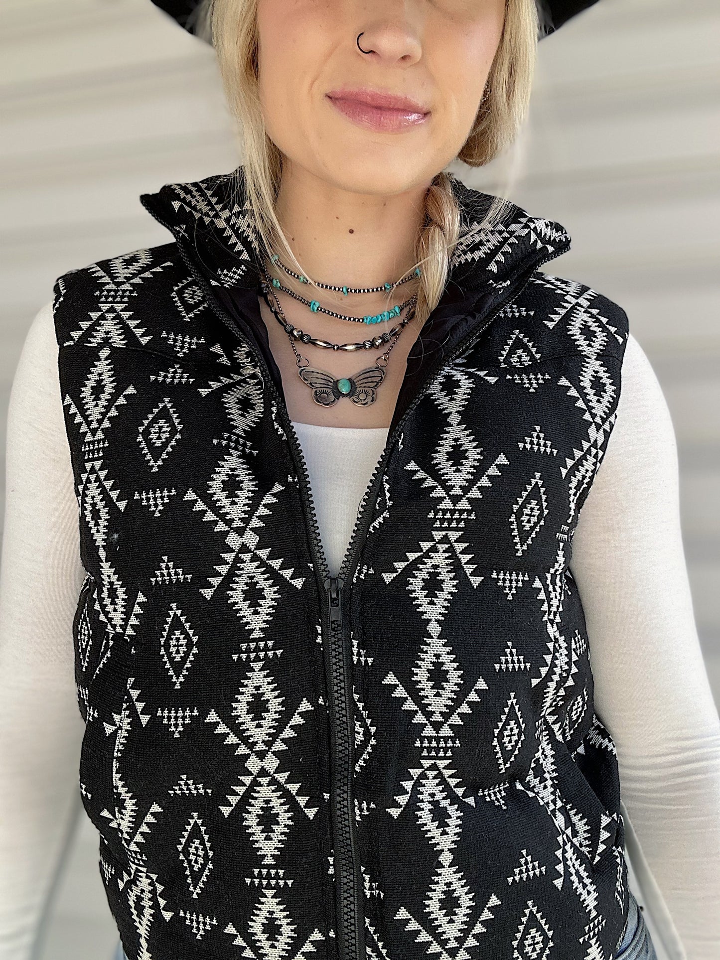 The Aztec Puffer Vest