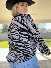 Load image into Gallery viewer, Wild West Zoo Sweater
