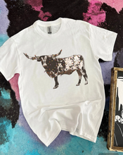 Load image into Gallery viewer, Christmas Lights Longhorn Tee or Crewneck
