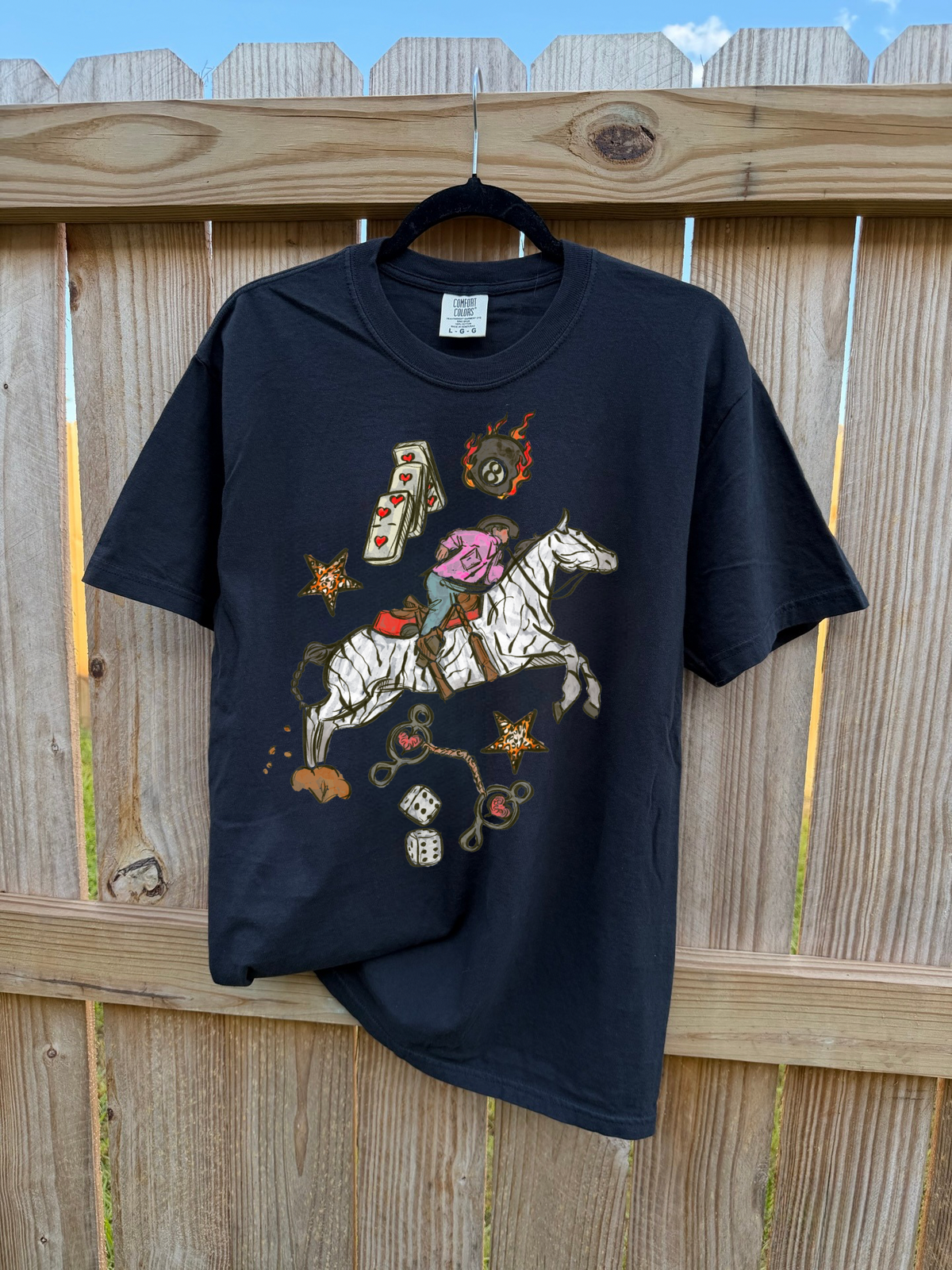 Wild Card Cowboy COMFORT COLORS TEE