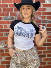 Load image into Gallery viewer, Cowboy Scene Baby Tee
