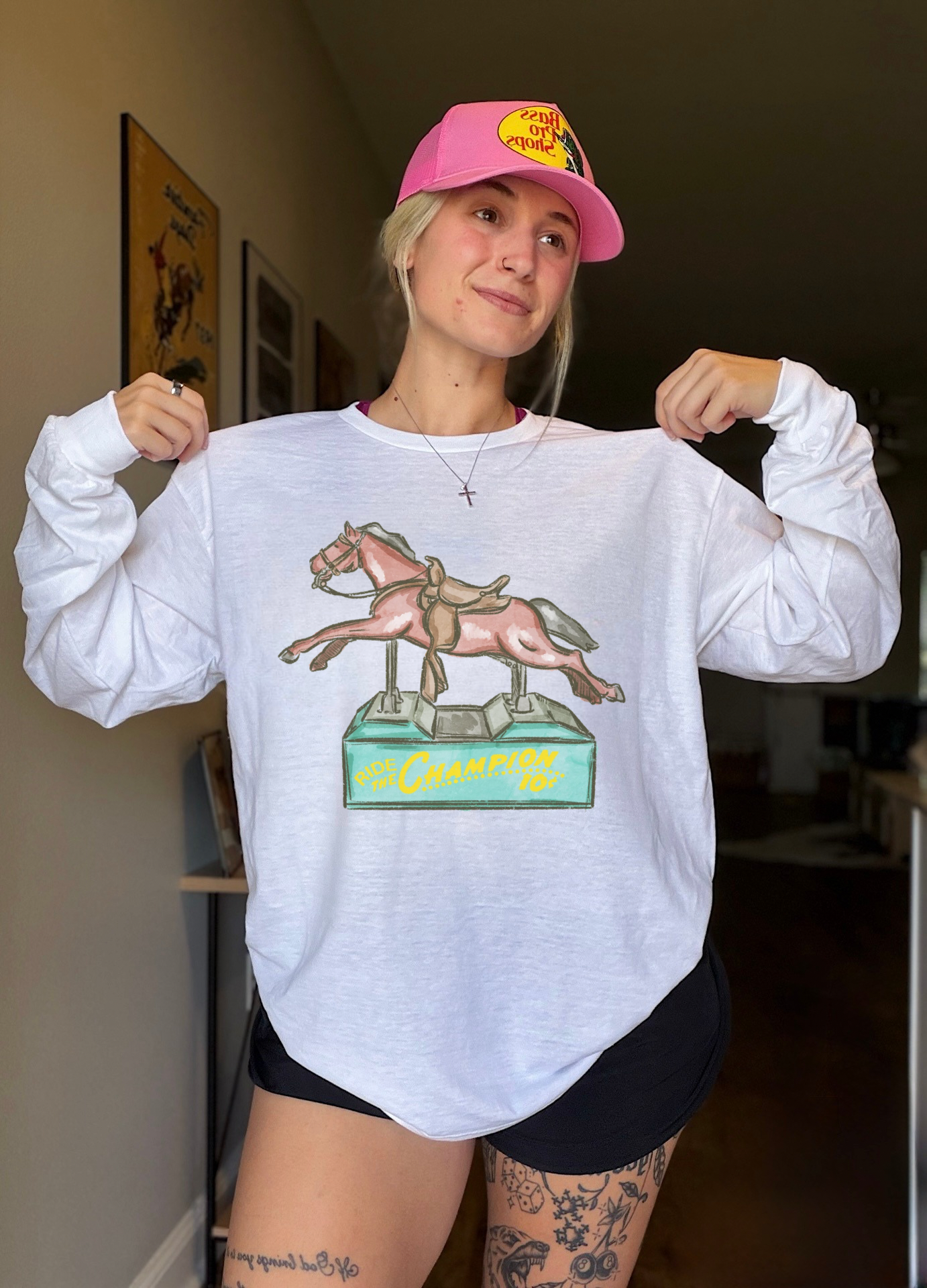 Carnival Cowgirl Long Sleeve Tee