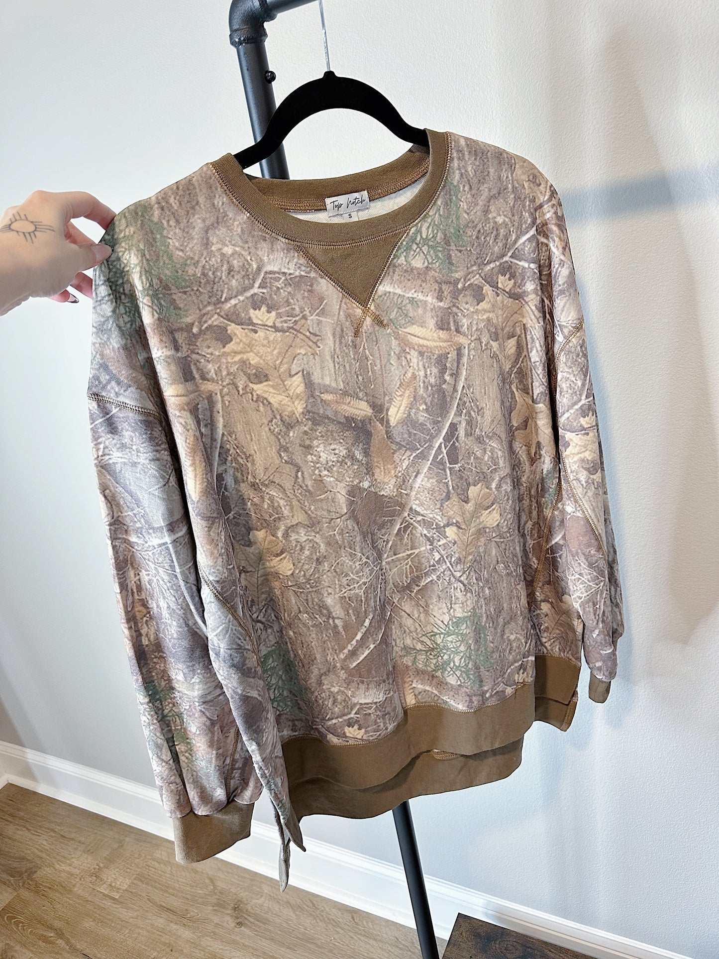 The Vintage Camo Top