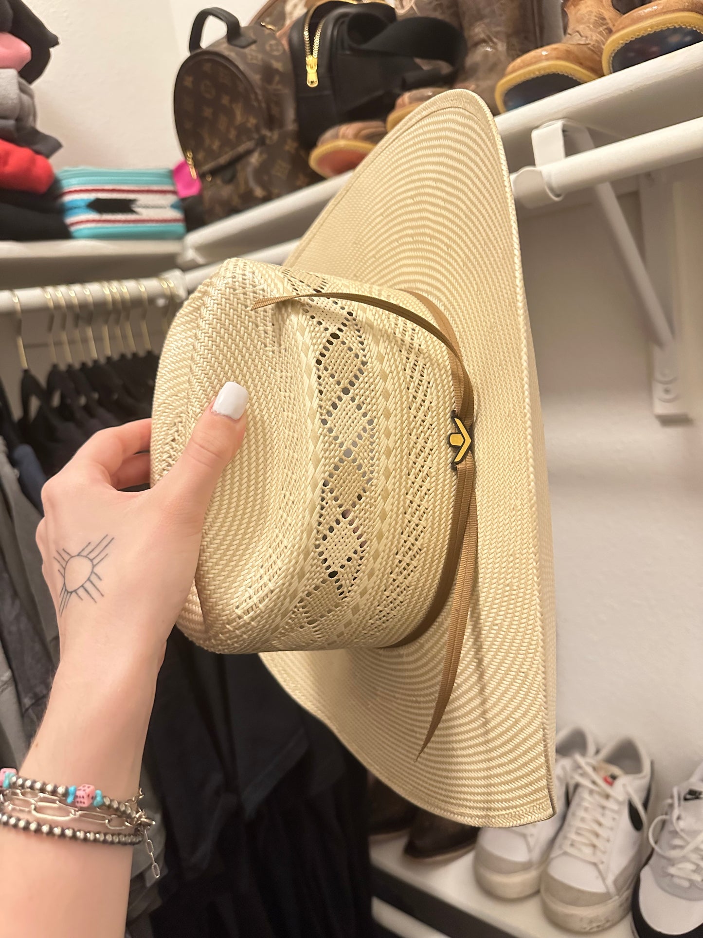 Straw Pro Hats Size 7 NEVER WORN