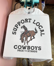 Load image into Gallery viewer, Support Local Cowboys TEE or CREW
