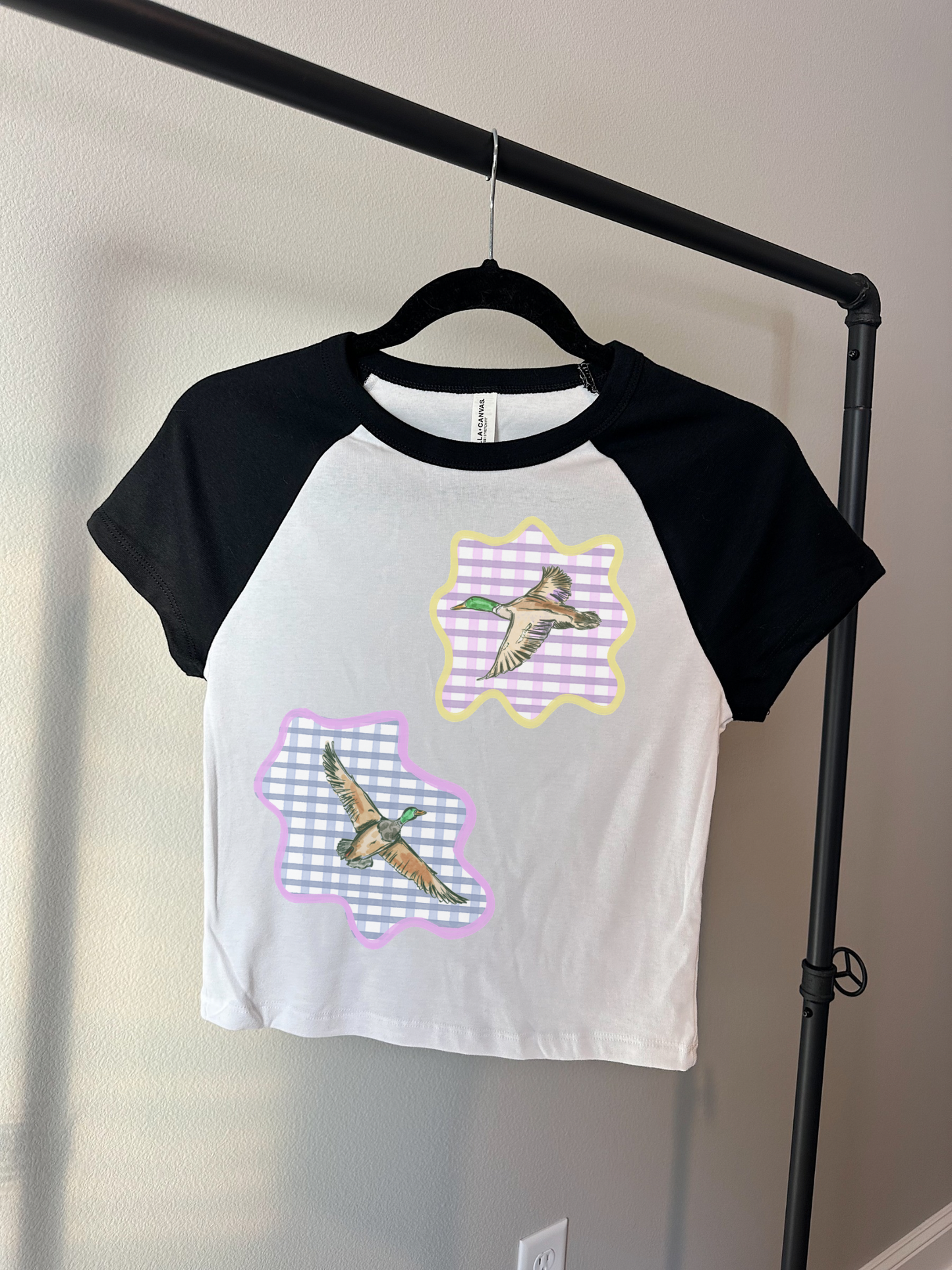 Gingham Mallards Baby Tee