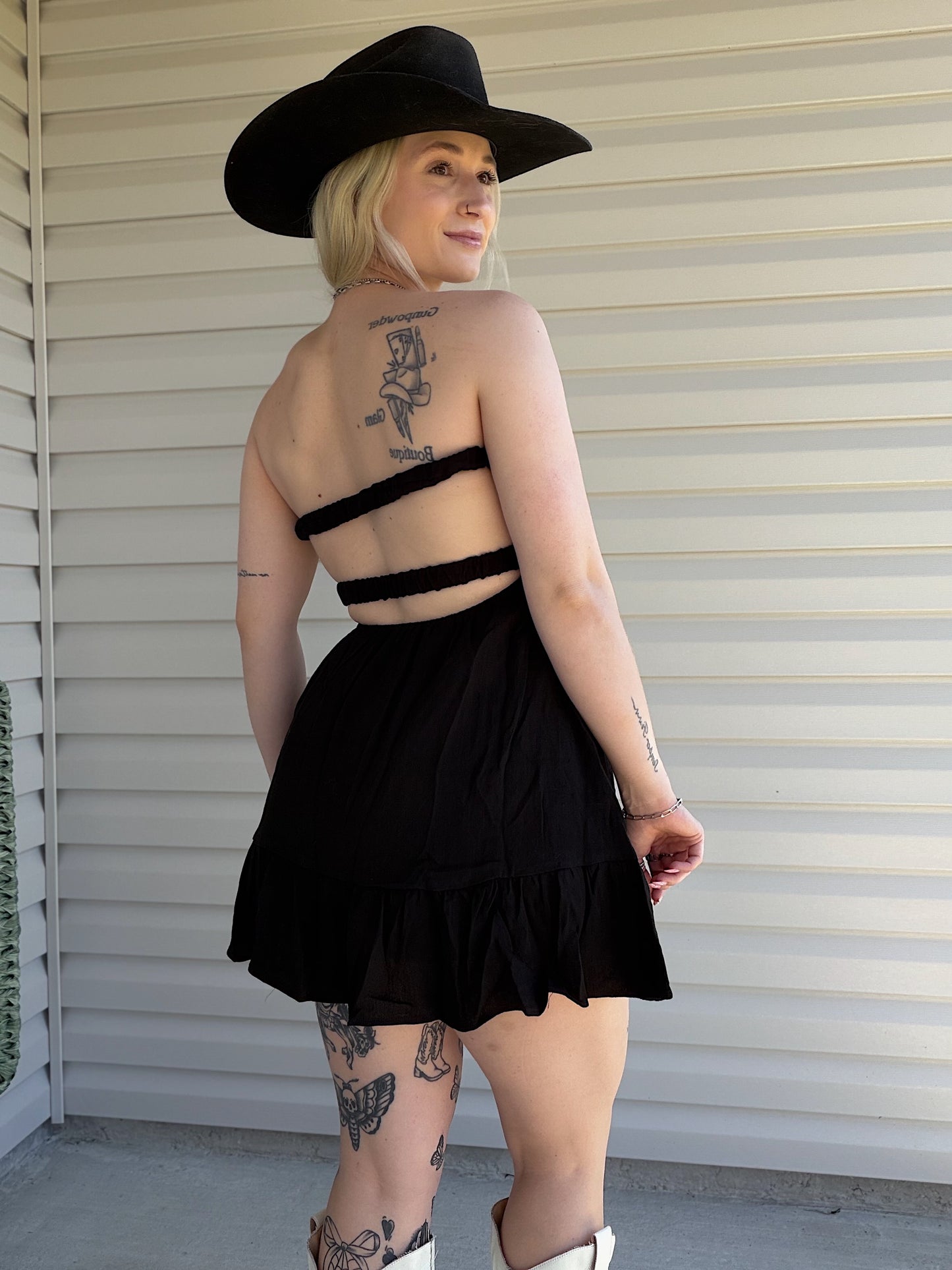 The Lil’ Black Dress (Open Back)