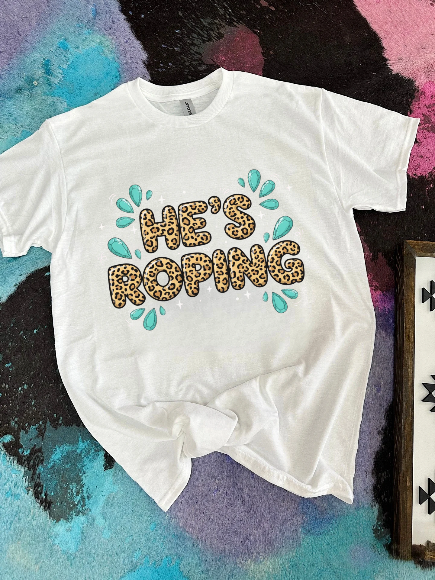 He’s Roping TEE or CREWNECK