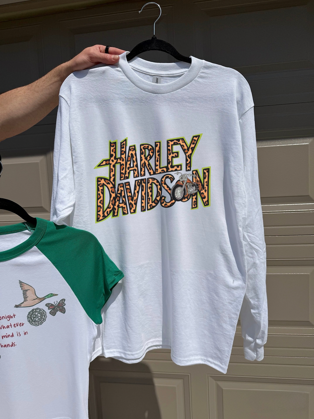 Leopard Harley Long Sleeve Tee