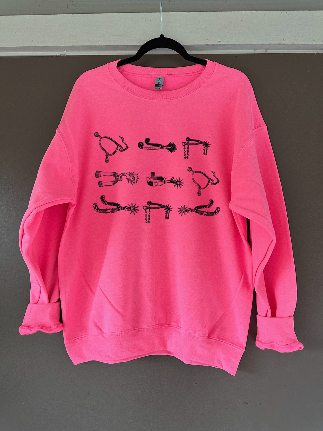 The Spurs Crewneck (Hot Pink)