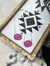 Load image into Gallery viewer, Large Hot Pink Squash Necklace
