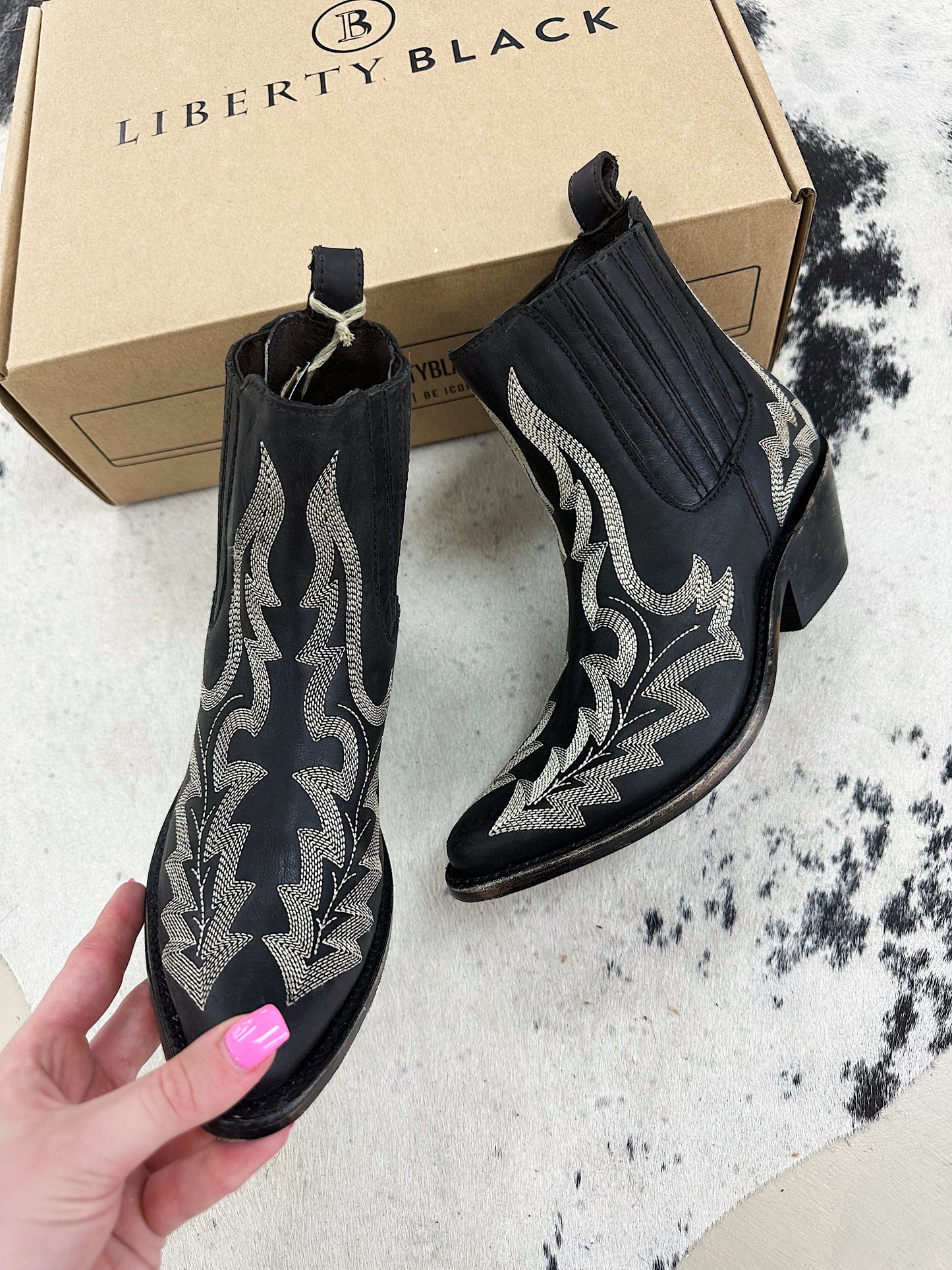 Liberty Black Caborca Booties