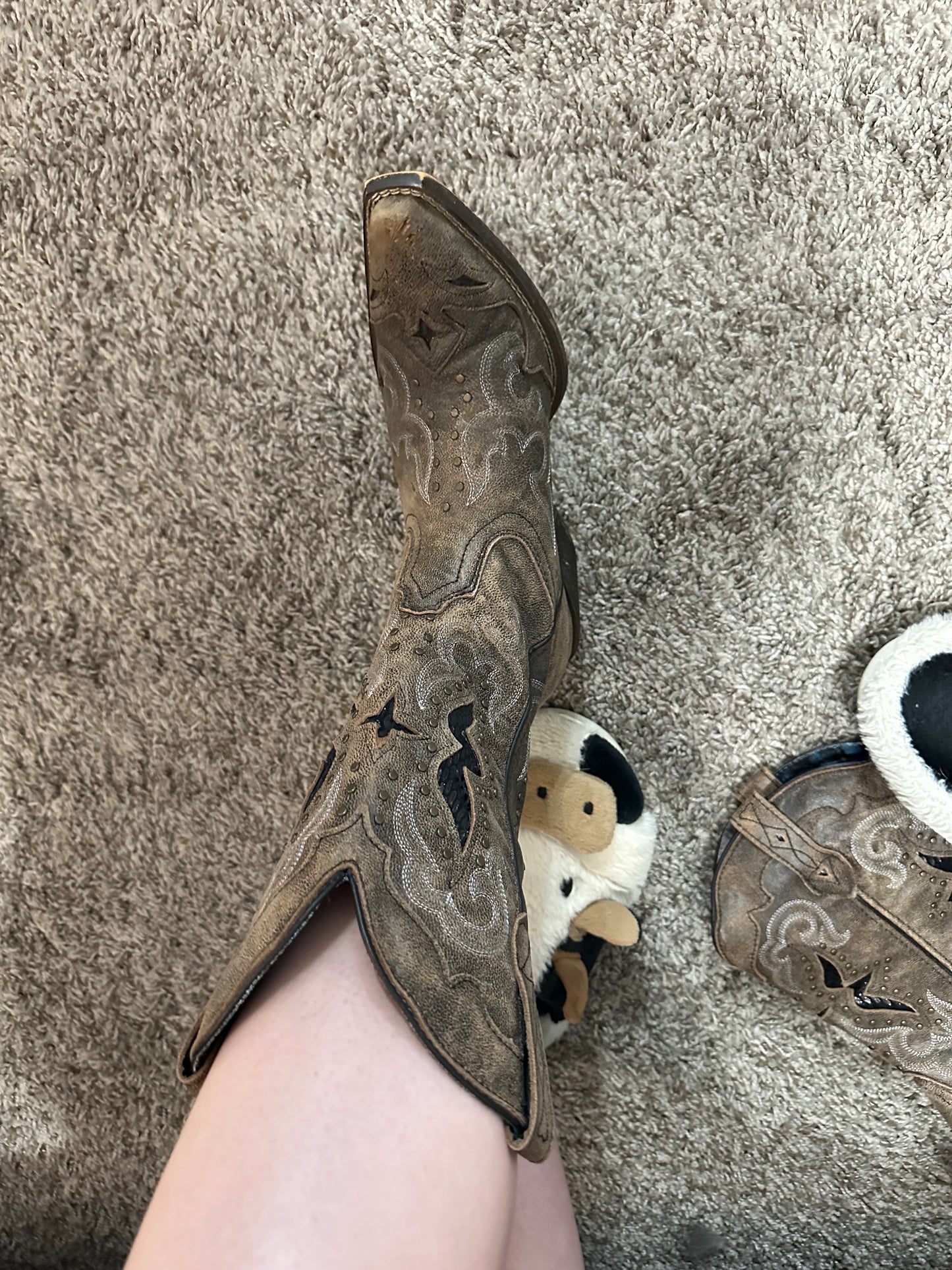 Laredo Lucretia Inlay Boots Size 9