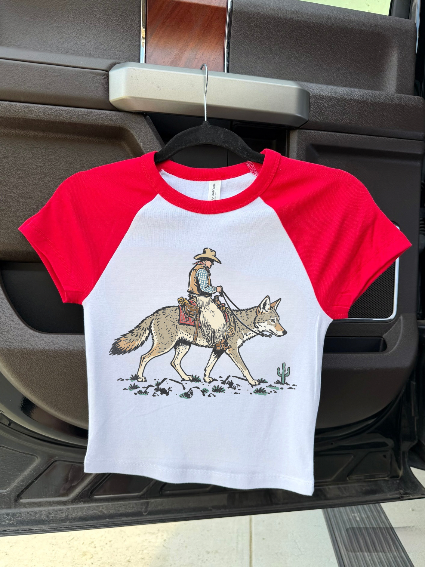 Coyote Cowboy Baby Tee