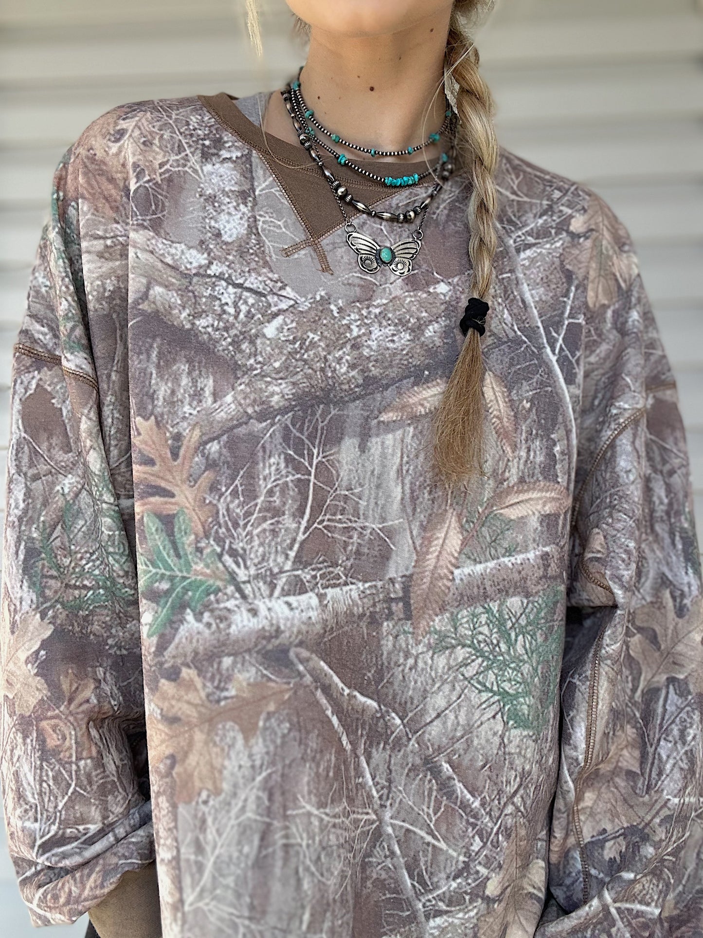 The Vintage Camo Top